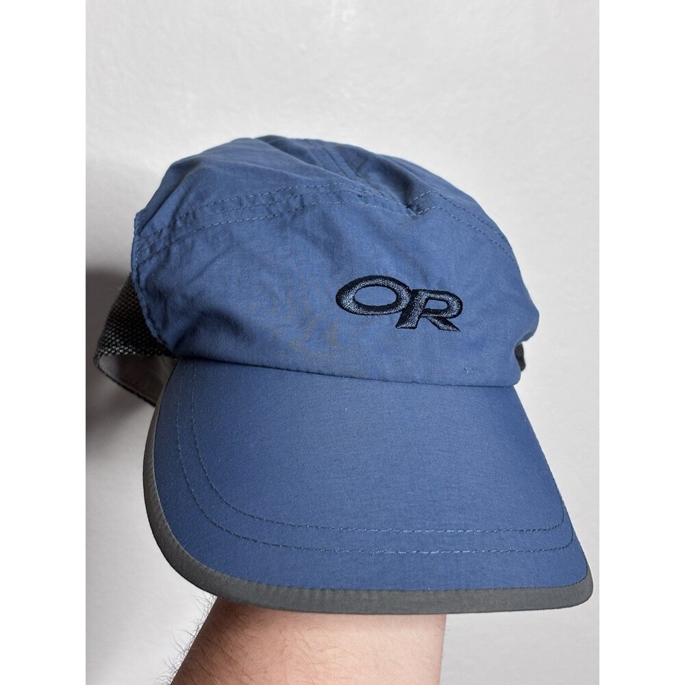 Outdoor Research 5 Panel Cap Blue One Size Adjustable Embroidered Nylon